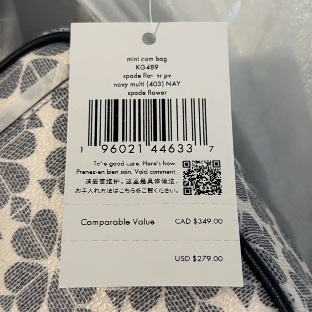 ♠️Kate spade Signature Spade Flower Mini Camera Bag. - Picture 6 of 12